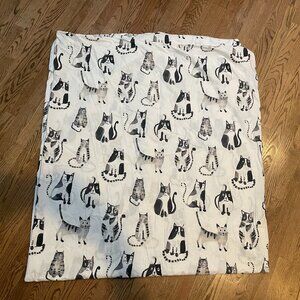 The Company Store Cats Duvet Full Size 84 x 90 with matching sham